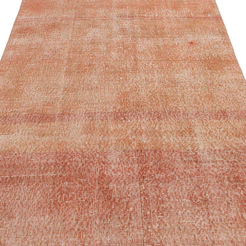 Over-dyed Vintage Hand-Knotted Turkish Rug - 4' 4" x 9' 2" (52" x 110") - K0075565
