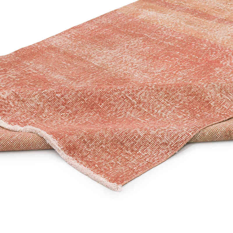 Over-dyed Vintage Hand-Knotted Turkish Rug - 4' 4" x 9' 2" (52" x 110") - K0075565