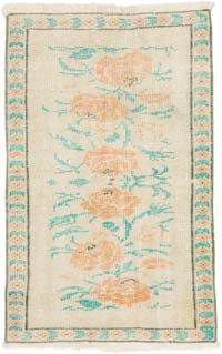 El Dokuma Vintage Halı - 72 cm x 110 cm