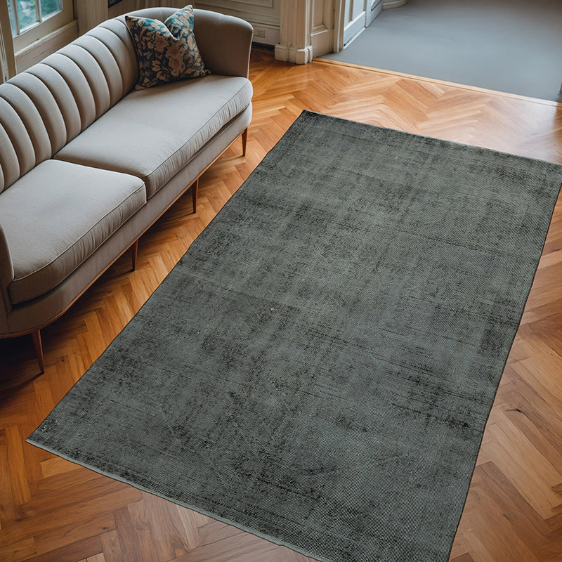 Alfombra Turca Vintage Sobre-teñida - 166 cm x 272 cm - K0075578