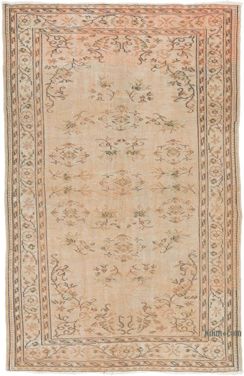 Alfombra Vintage Turca Anudada a Mano - 167 cm x 260 cm - K0075582