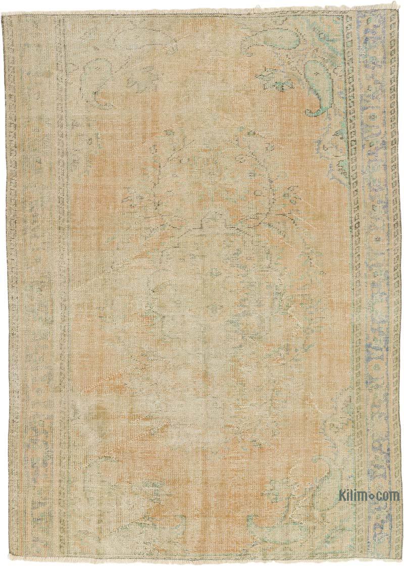 Alfombra Vintage Turca Anudada a Mano - 180 cm x 247 cm - K0075584