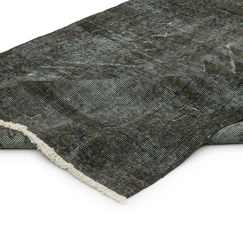 Over-dyed Vintage Hand-Knotted Turkish Rug - 3' 8" x 7'  (44" x 84") - K0075586