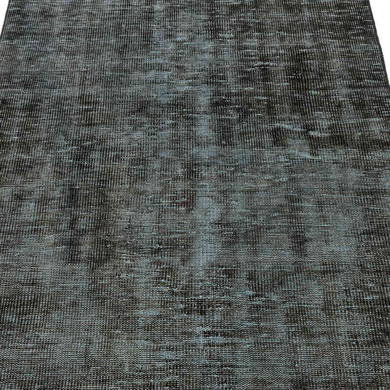 Over-dyed Vintage Hand-Knotted Turkish Rug - 3' 7" x 4' 7" (43" x 55") - K0075588