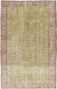 Alfombra Vintage Turca Anudada a Mano - 175 cm x 275 cm