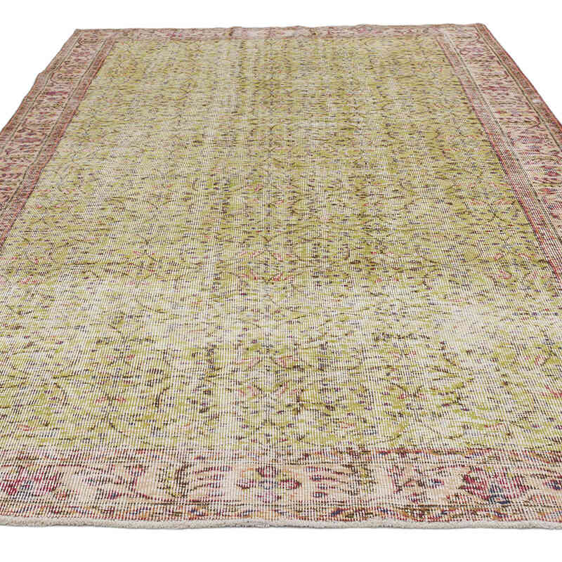 Vintage Turkish Hand-Knotted Rug - 5' 9" x 9'  (69" x 108") - K0075589