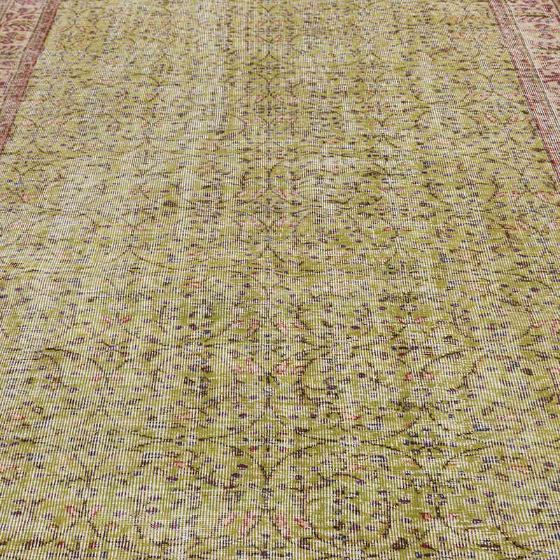 Vintage Turkish Hand-Knotted Rug - 5' 9" x 9'  (69" x 108") - K0075589