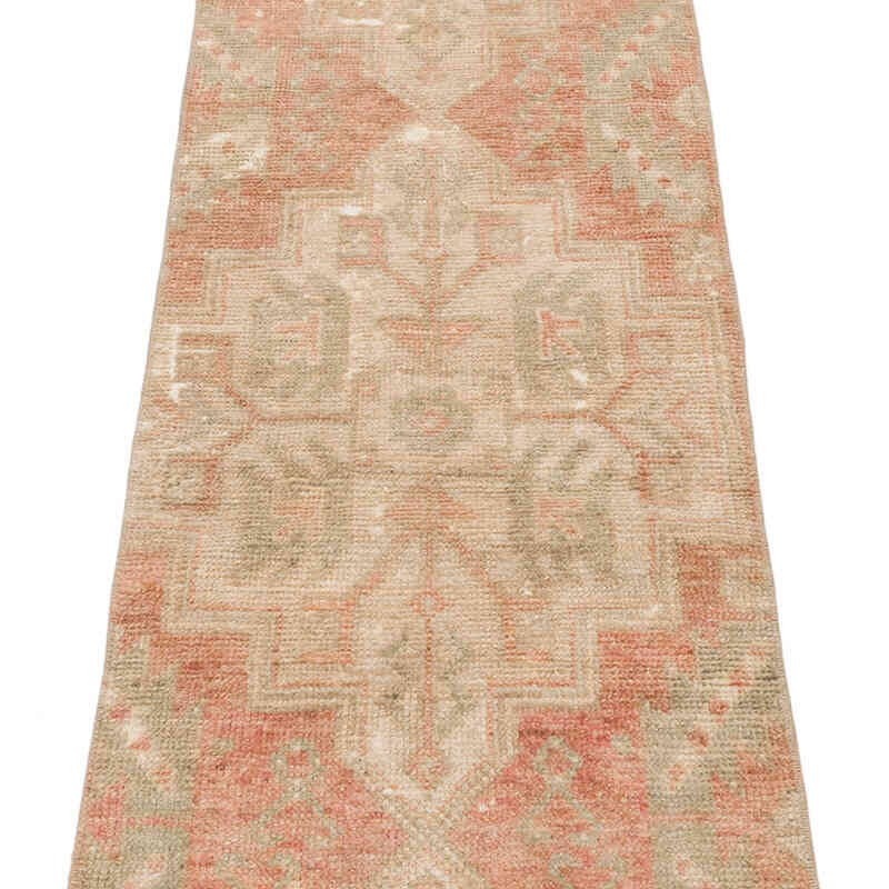 Vintage Turkish Hand-Knotted Runner - 1' 8" x 9'  (20" x 108") - K0075594