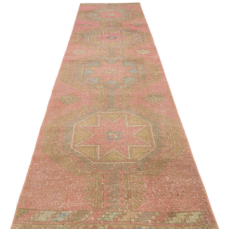 Alfombra Turca Vintage De Pasillo - 80 cm x 390 cm - K0075597