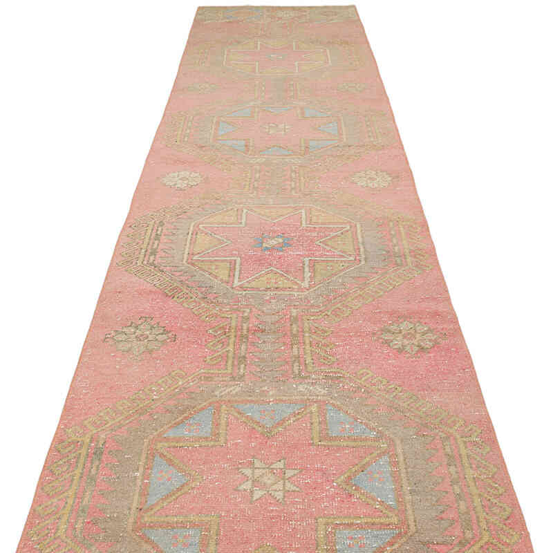 Alfombra Turca Vintage De Pasillo - 80 cm x 390 cm - K0075597