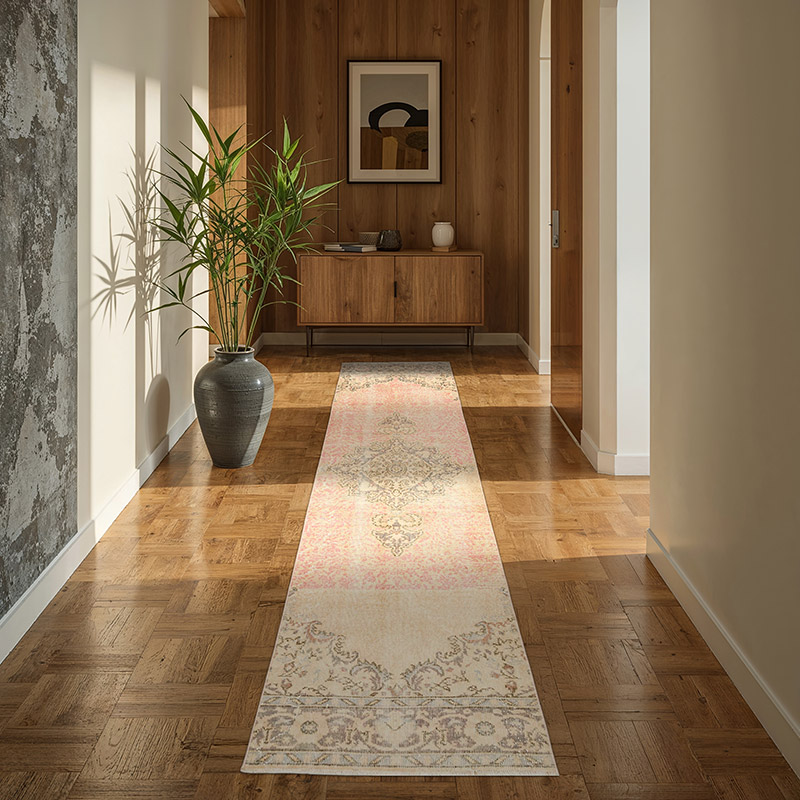 Alfombra Turca Vintage De Pasillo - 85 cm x 300 cm - K0075603