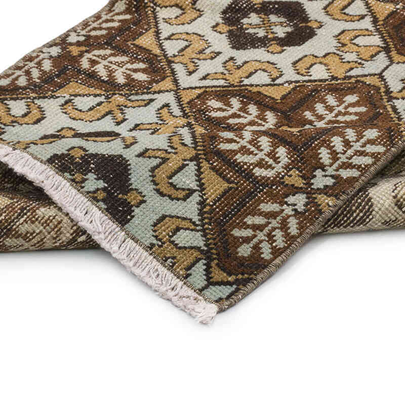 Vintage Turkish Hand-Knotted Runner - 2' 2" x 9' 9" (26" x 117") - K0075605