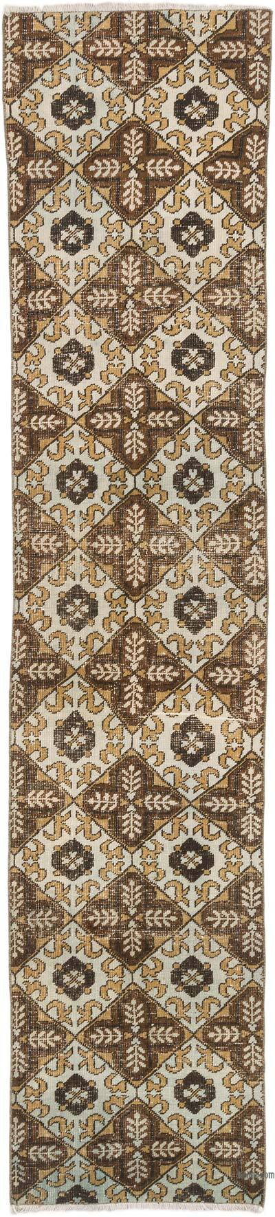 Alfombra Turca Vintage De Pasillo - 67 cm x 298 cm