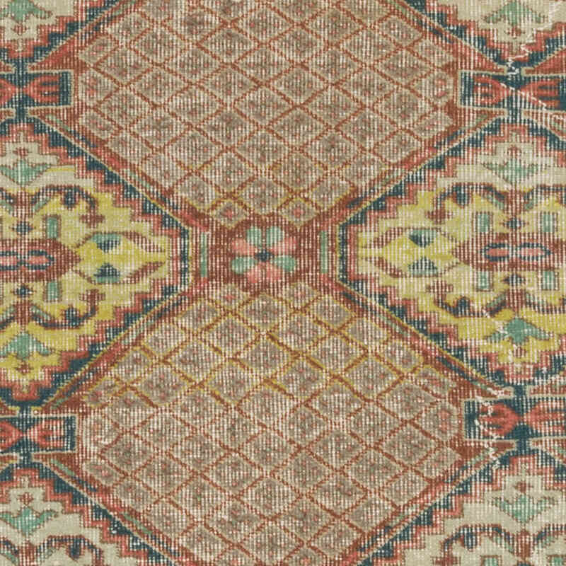 Vintage Turkish Hand-Knotted Runner - 2' 5" x 8' 11" (29" x 107") - K0075610