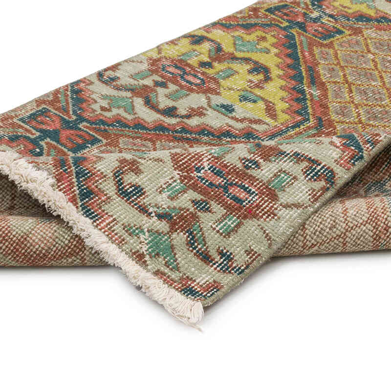 Vintage Turkish Hand-Knotted Runner - 2' 5" x 8' 11" (29" x 107") - K0075610