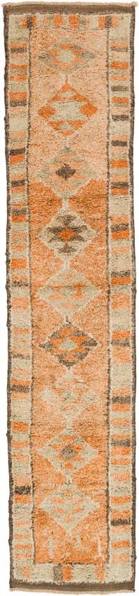 Alfombra Vintage de pasillo - 87 cm x 381 cm