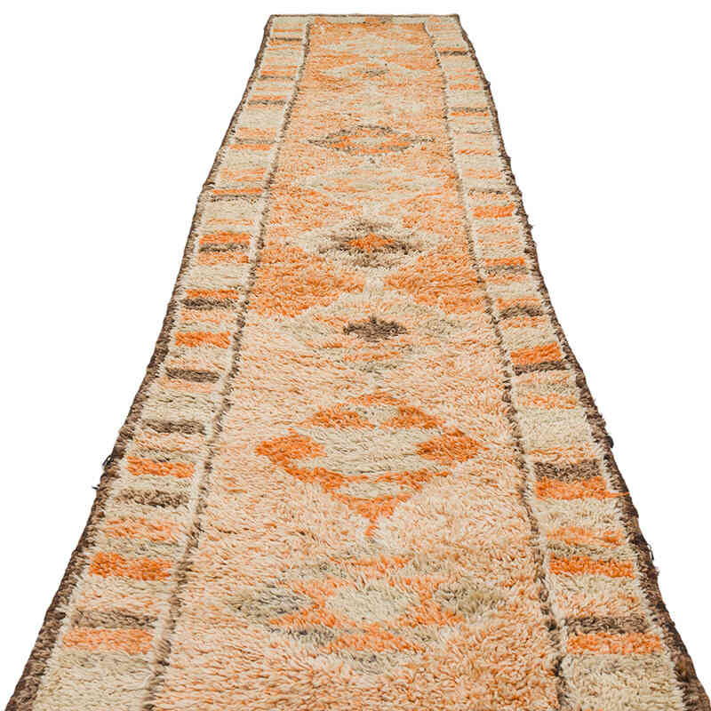 Alfombra Vintage de pasillo - 87 cm x 381 cm - K0075611