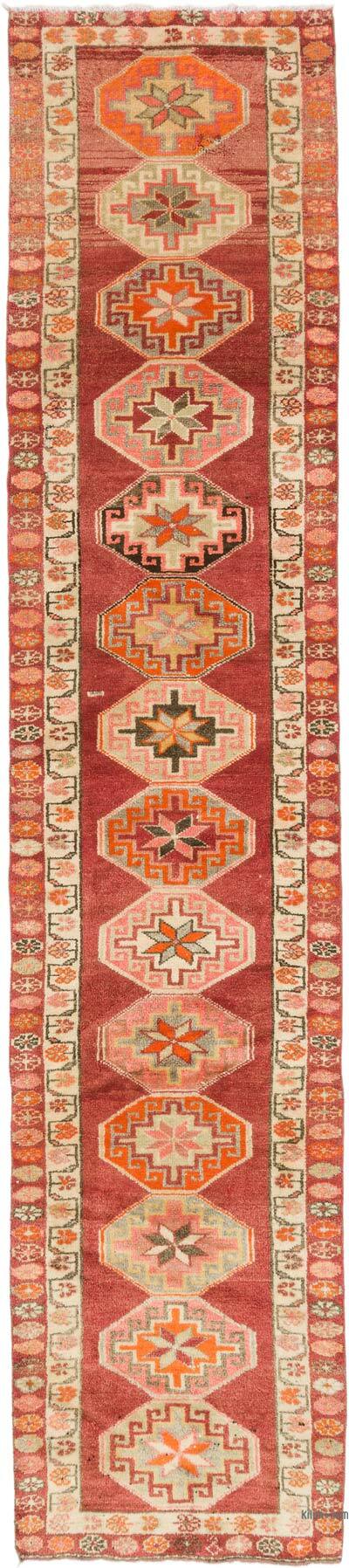 Vintage Tribal Runner Rug - 2' 10" x 12' 7" (34" x 151")