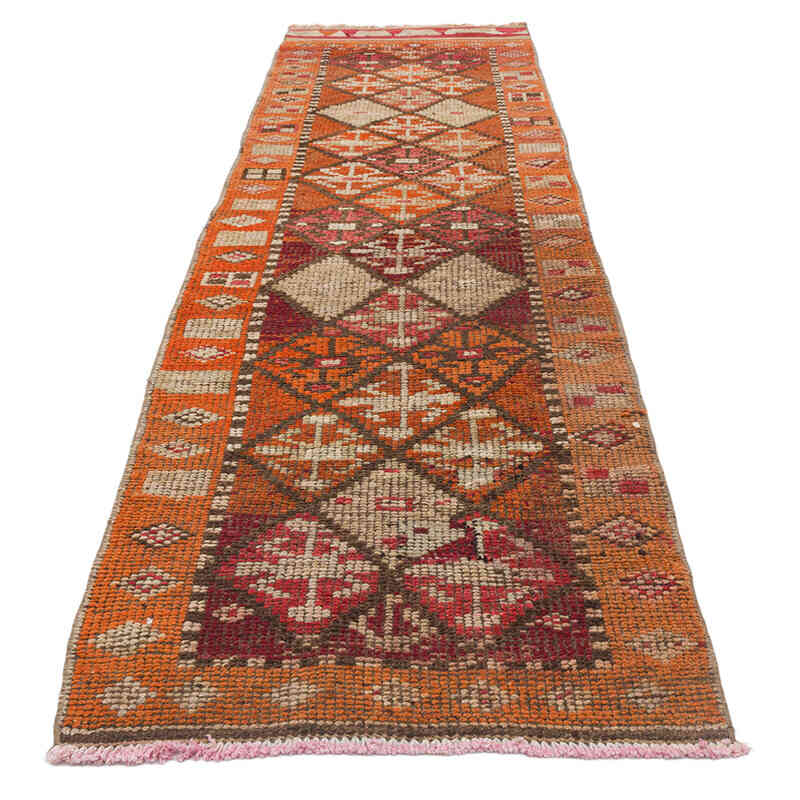 Alfombra Vintage de pasillo - 82 cm x 306 cm - K0075613