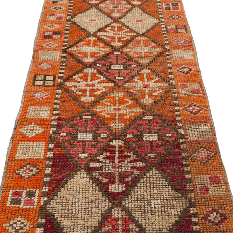 Alfombra Vintage de pasillo - 82 cm x 306 cm - K0075613