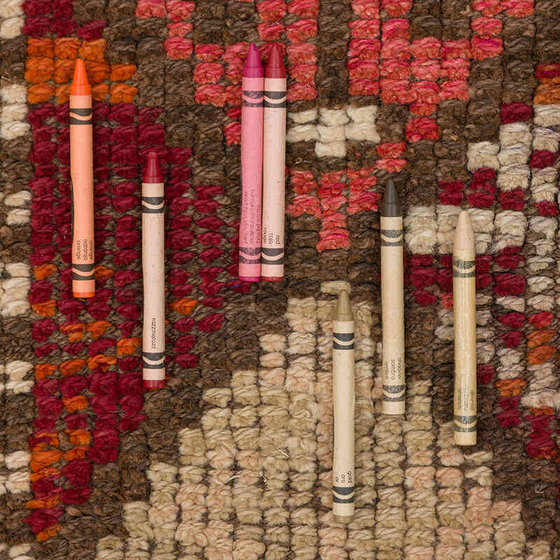 Alfombra Vintage de pasillo - 82 cm x 306 cm - K0075613