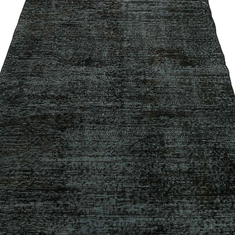 Boyalı El Dokuma Vintage Halı Yolluk - 107 cm x 260 cm - K0075618