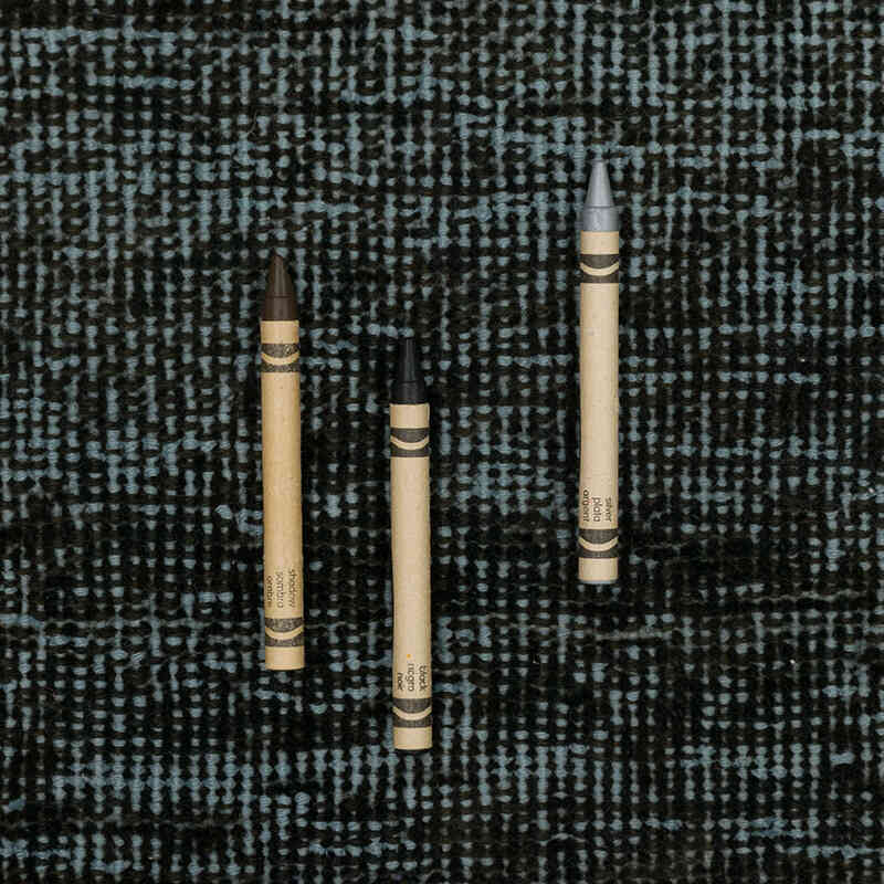 Boyalı El Dokuma Vintage Halı Yolluk - 107 cm x 260 cm - K0075618