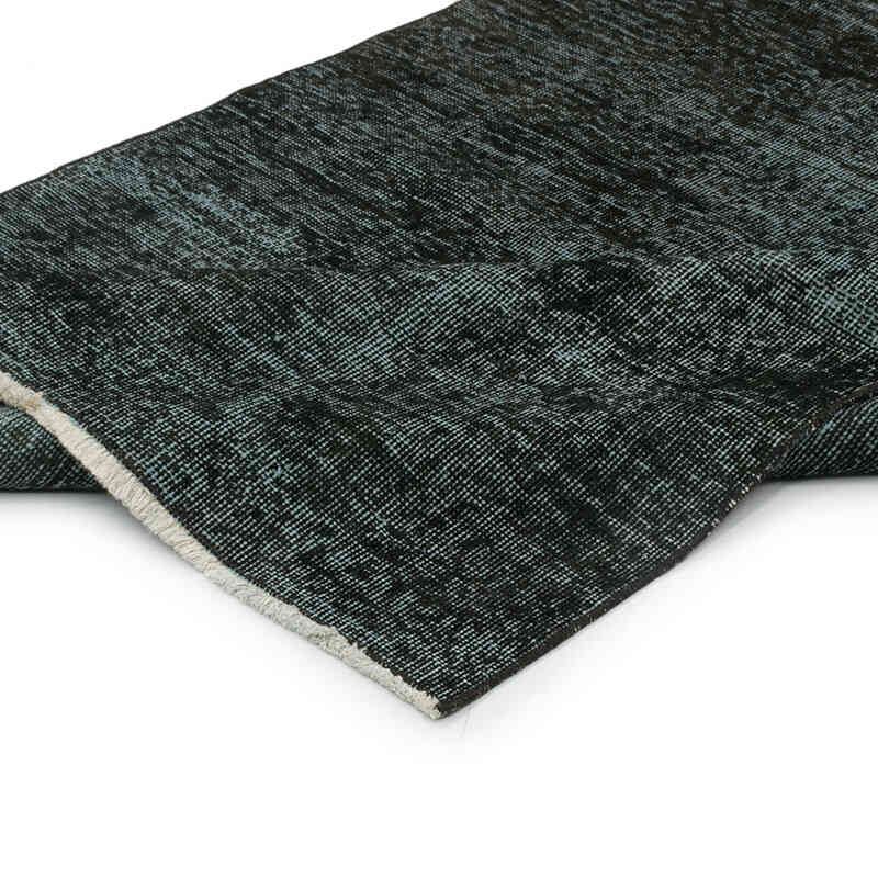 Boyalı El Dokuma Vintage Halı Yolluk - 107 cm x 260 cm - K0075618