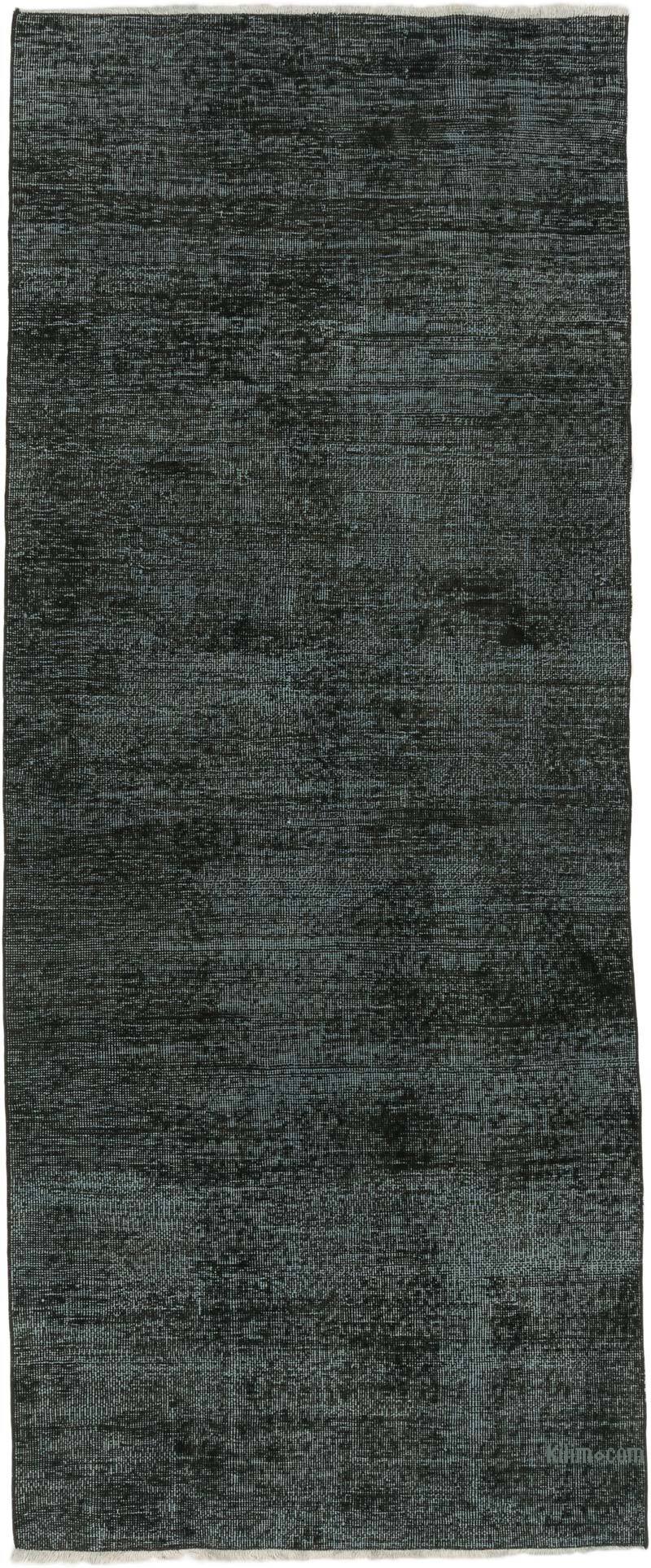 Boyalı El Dokuma Vintage Halı Yolluk - 107 cm x 260 cm - K0075618