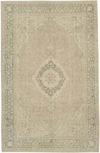 Vintage Turkish Hand-Knotted Rug - 6' 6