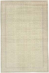 Vintage Turkish Hand-Knotted Rug - 6' 4" x 9' 7" (76" x 115")