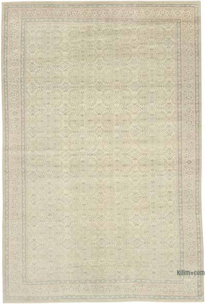 Vintage Turkish Hand-Knotted Rug - 6' 4" x 9' 7" (76" x 115")