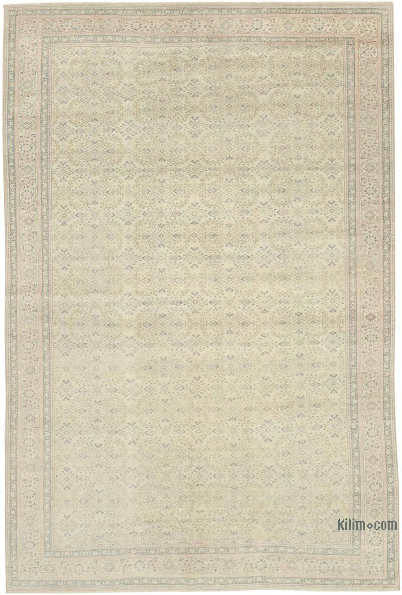 Alfombra Vintage Turca Anudada a Mano - 194 cm x 292 cm - K0075627