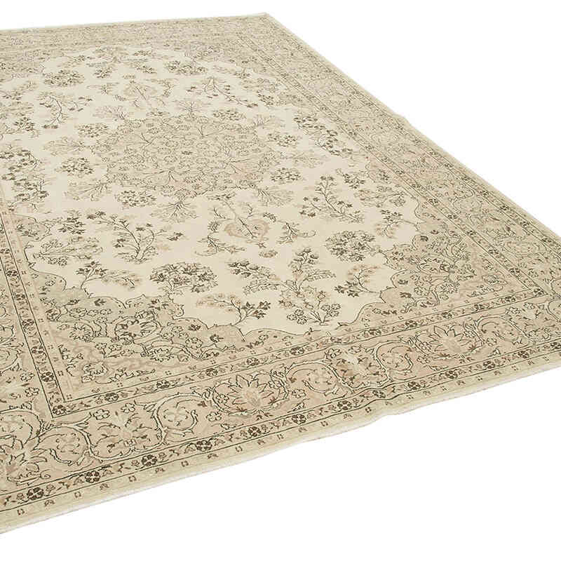 Vintage Turkish Hand-Knotted Rug - 7' 1" x 10'  (85" x 120") - K0075629