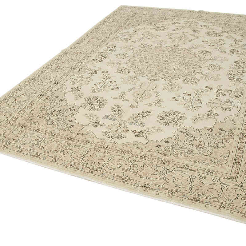 Vintage Turkish Hand-Knotted Rug - 7' 1" x 10'  (85" x 120") - K0075629