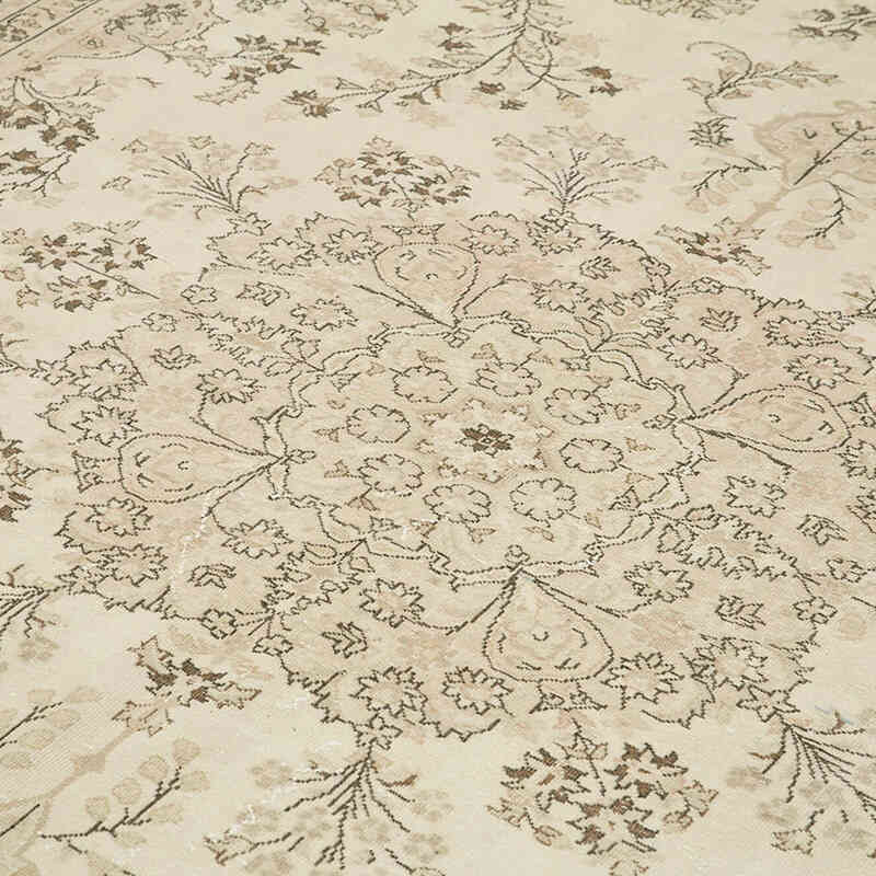 Vintage Turkish Hand-Knotted Rug - 7' 1" x 10'  (85" x 120") - K0075629