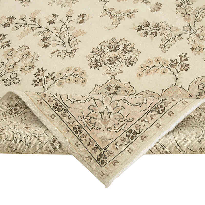 Vintage Turkish Hand-Knotted Rug - 7' 1" x 10'  (85" x 120") - K0075629