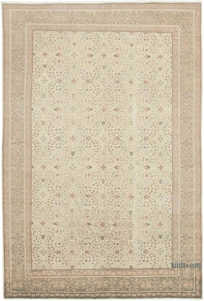Vintage Turkish Hand-Knotted Rug - 6' 7" x 9' 7" (79" x 115") - K0075631