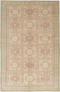 Vintage Turkish Hand-Knotted Rug - 6' 6" x 9' 11" (78" x 119")