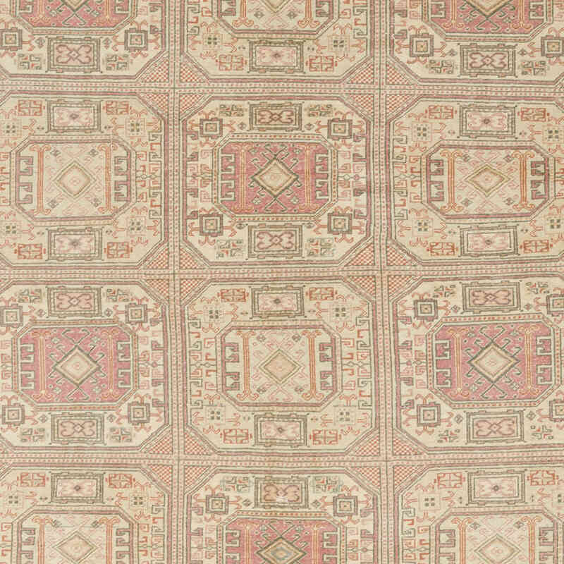 Vintage Turkish Hand-Knotted Rug - 6' 6" x 9' 11" (78" x 119") - K0075633