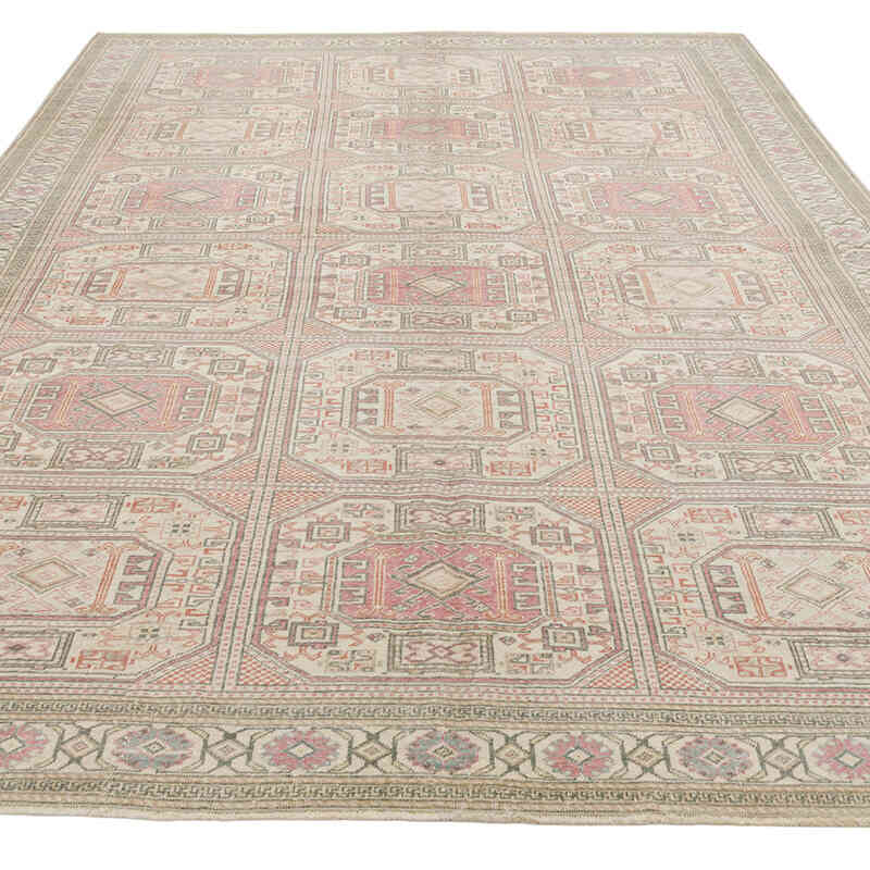 Vintage Turkish Hand-Knotted Rug - 6' 6" x 9' 11" (78" x 119") - K0075633