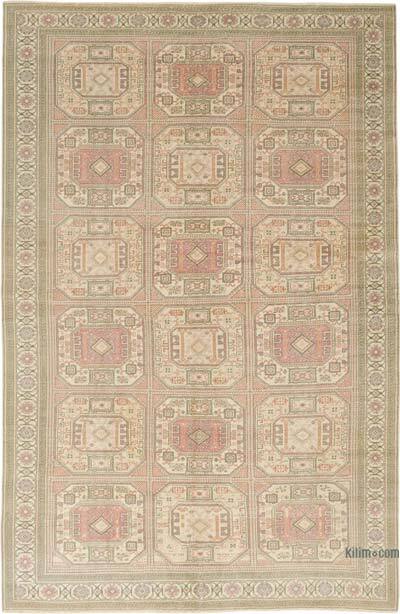 Alfombra Vintage Turca Anudada a Mano - 198 cm x 303 cm