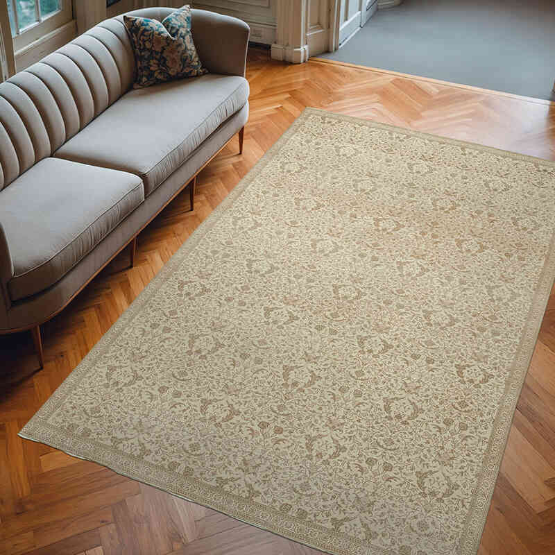 El Dokuma Vintage Halı - 190 cm x 290 cm - K0075634