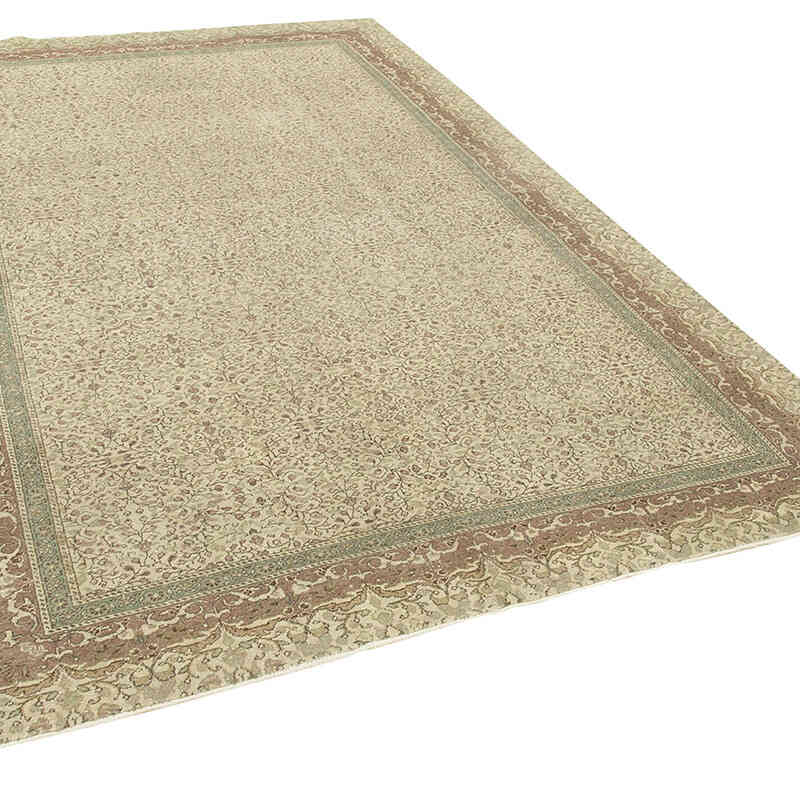 Vintage Turkish Hand-Knotted Rug - 6' 4" x 9' 7" (76" x 115") - K0075635