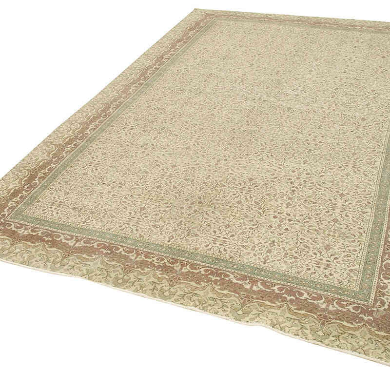 Vintage Turkish Hand-Knotted Rug - 6' 4" x 9' 7" (76" x 115") - K0075635