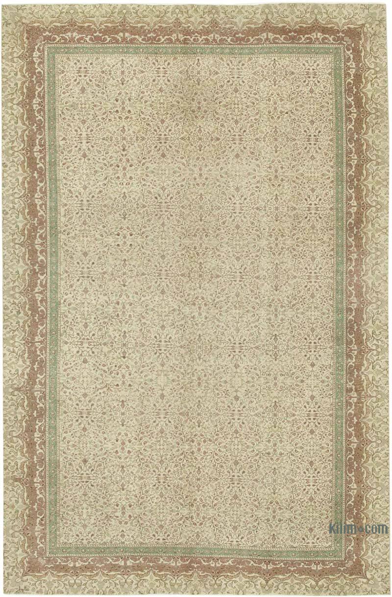 Vintage Turkish Hand-Knotted Rug - 6' 4" x 9' 7" (76" x 115") - K0075635