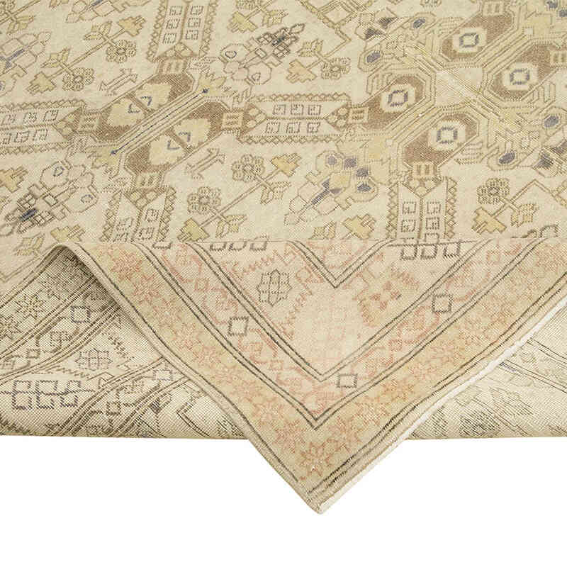 Alfombra Vintage Turca Anudada a Mano - 195 cm x 294 cm - K0075639