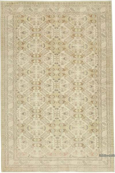 El Dokuma Vintage Halı - 195 cm x 294 cm