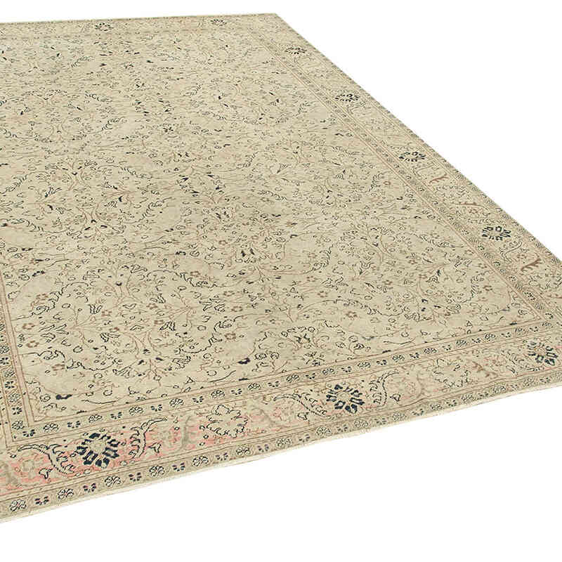 Vintage Turkish Hand-Knotted Rug - 6' 3" x 9' 3" (75" x 111") - K0075640