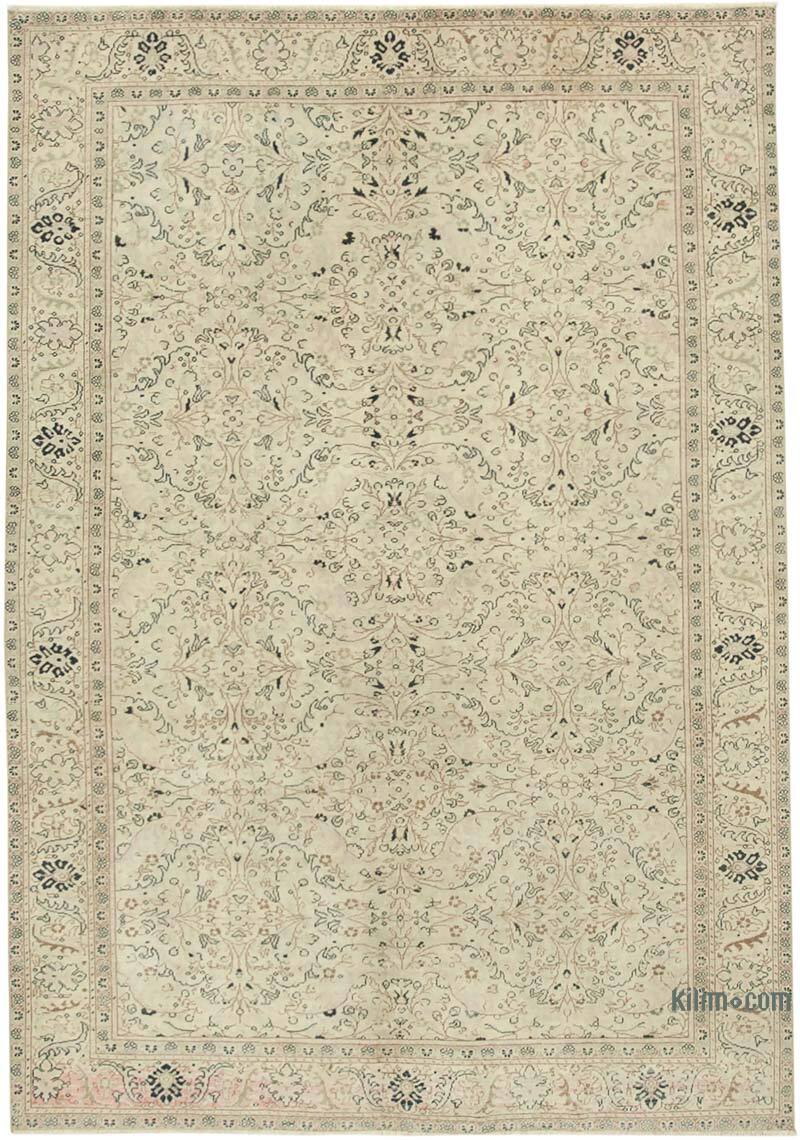 Vintage Turkish Hand-Knotted Rug - 6' 3" x 9' 3" (75" x 111") - K0075640